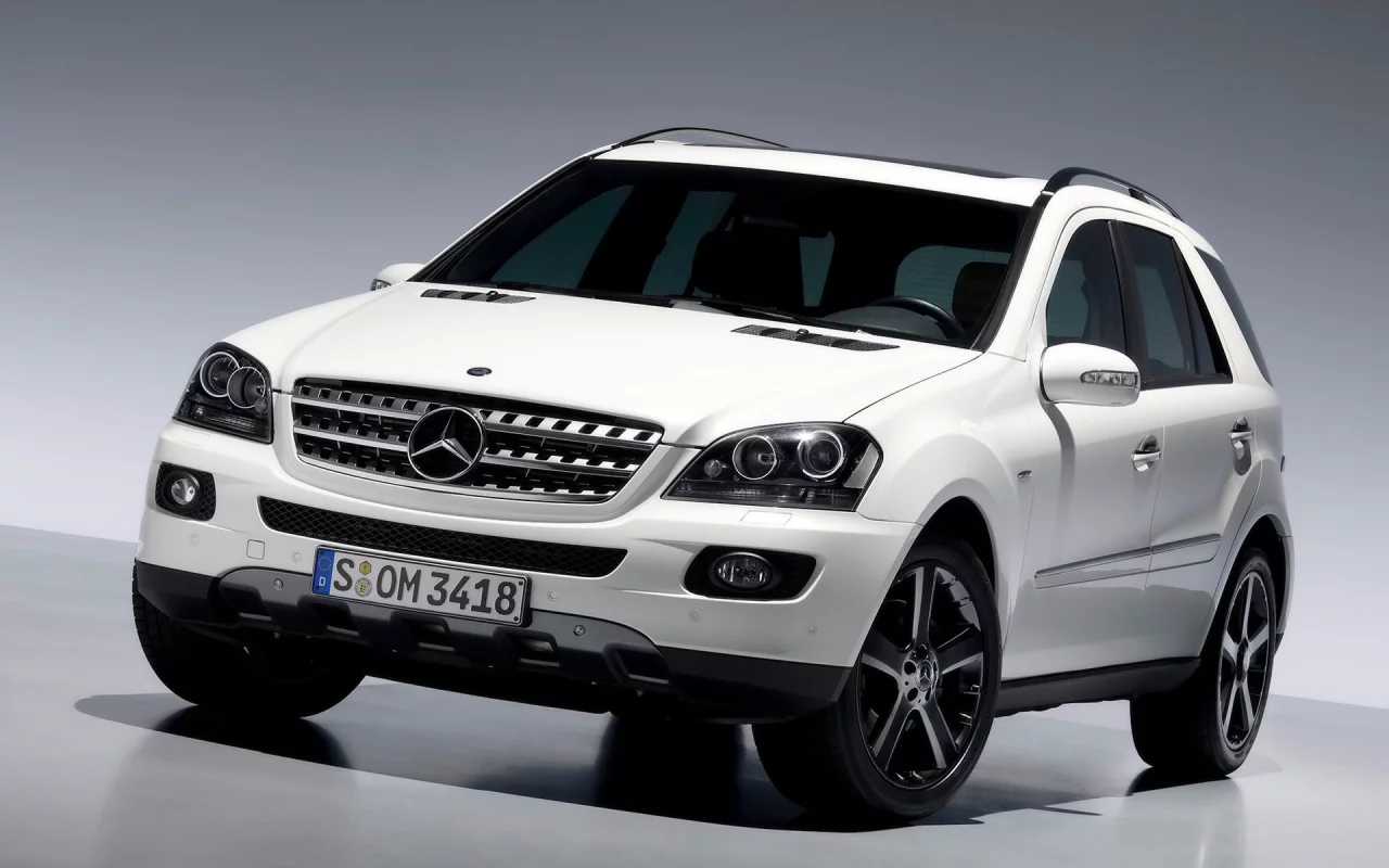 ml350, mercedes, белый