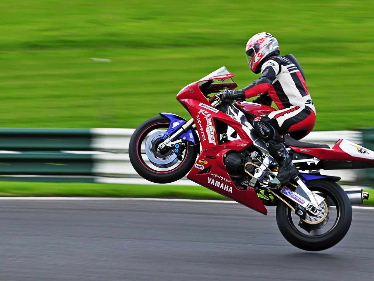 yamaha, гонки, скорость, дорога