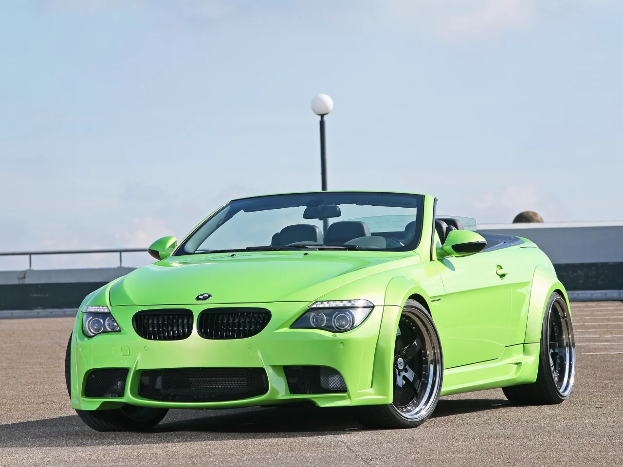 car, sky, 2400x1600, машина, небо, bmw 6 series mr600 gt, tuning