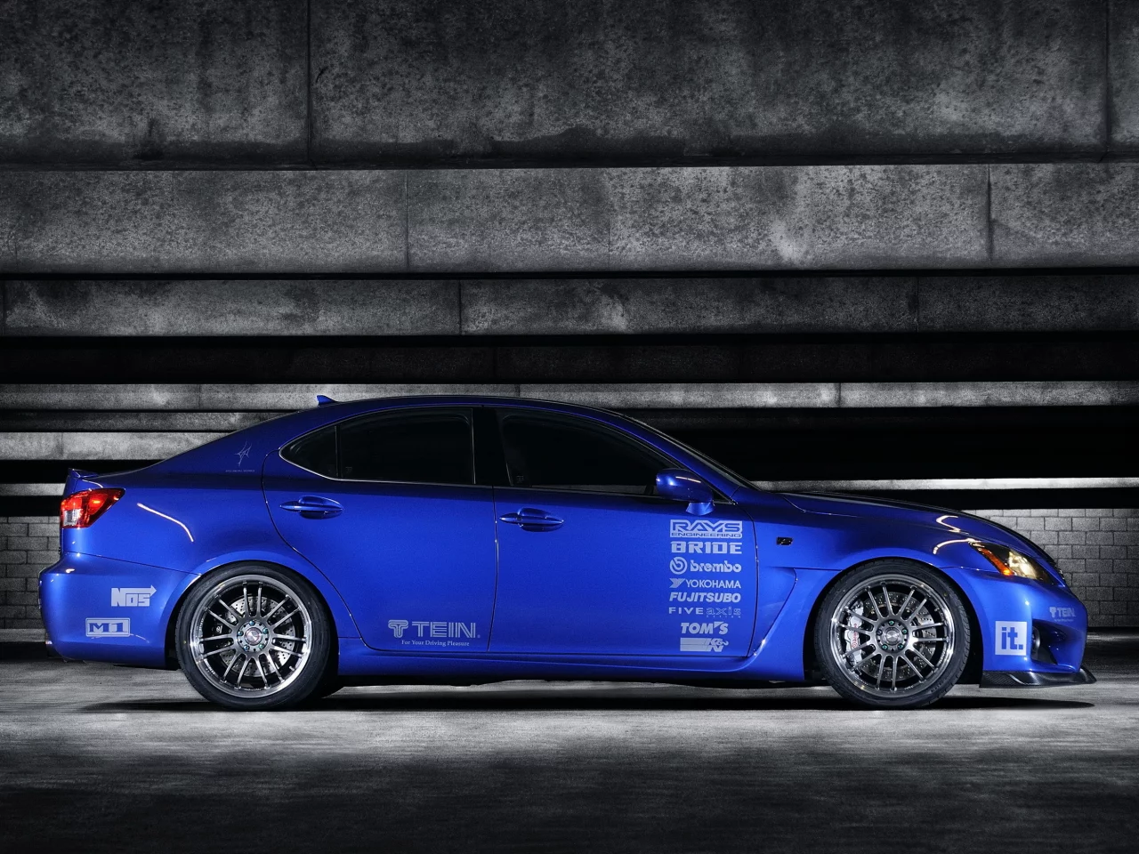 тюнинг, парковка, lexus, лексус, is-f, синий