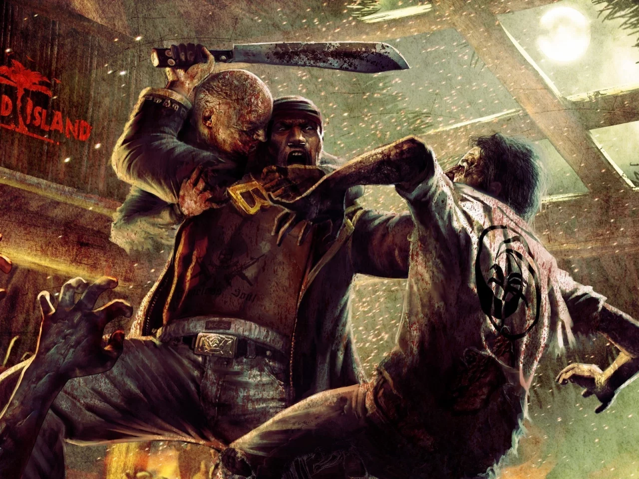 игра, dead, island, зомби