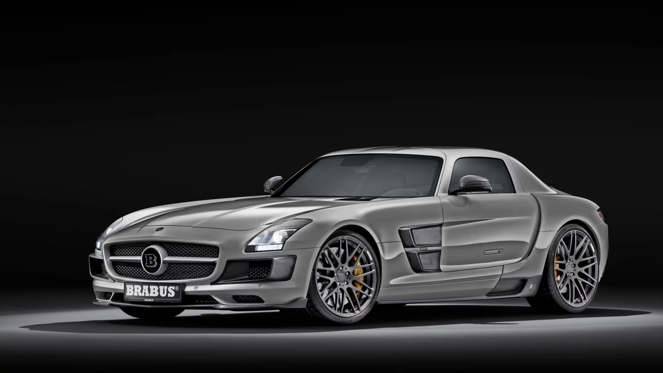 brabus, sls amg, auto wallpapers, машины, mercedes, обои