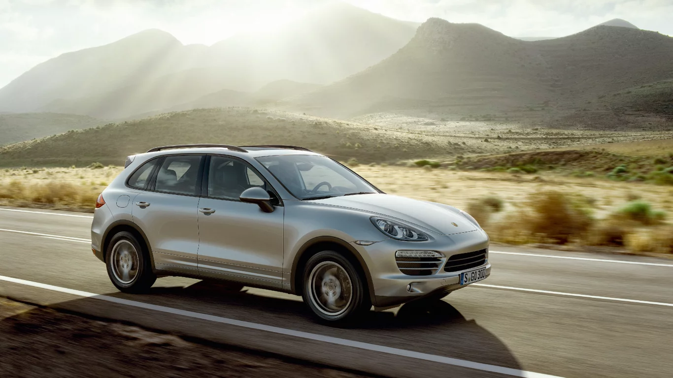 silver, cayenne, porsche
