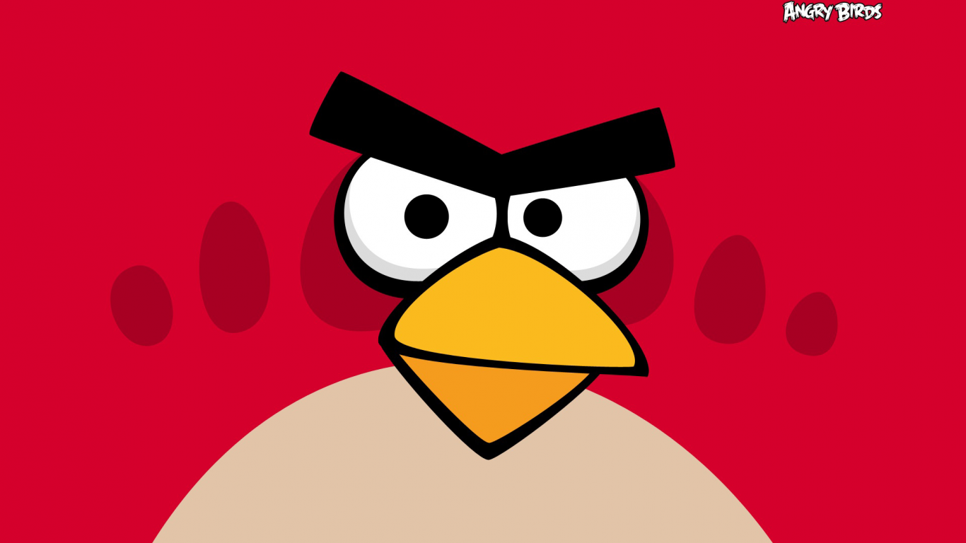 Картинка на рабочий стол игра, птички, angry birds, птица 1366 x 768