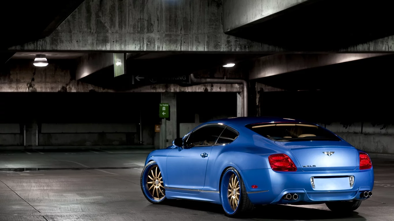 continental, wald, голубой, gt, 360 three sixty forged, тюнинг, blue, континенталь, bentley, бентли, задняя часть