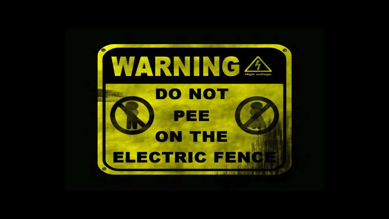 fence, do not pee, warning, high voltage, высокое напряжение, щит, опасно, electric