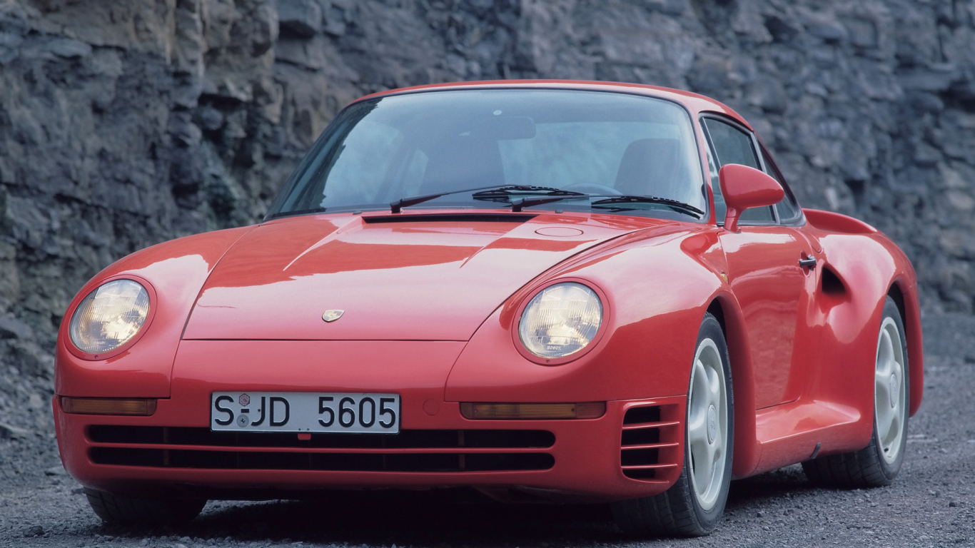 Картинка на рабочий стол porsche, авто обои, легенда, порше, тачки, cars,  959, авто фото, auto wallpapers, авто фото 1366 x 768