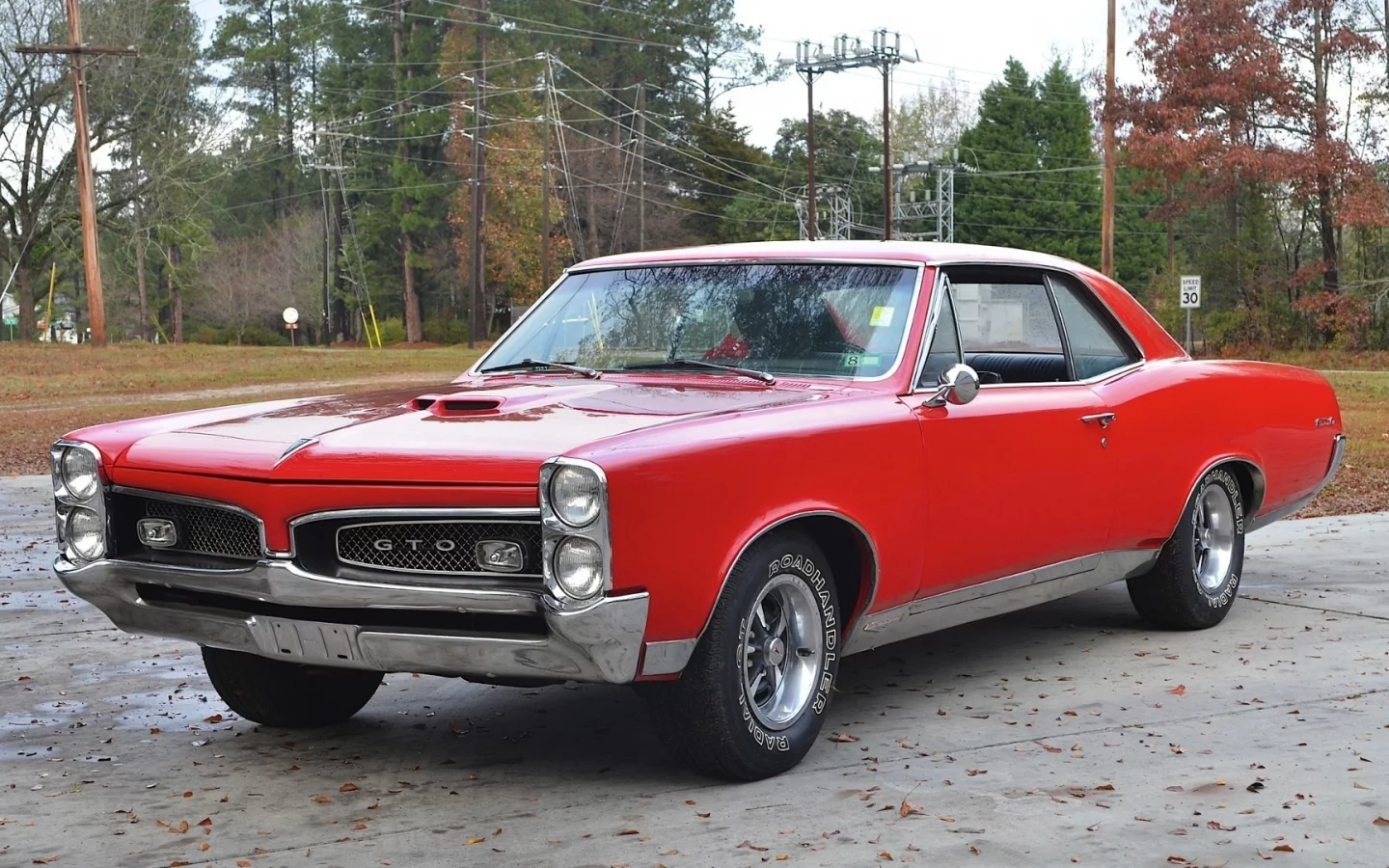 hardtop, понтиак, muscle car, 1967, red, coupe, pontiac, гто, красный, gto