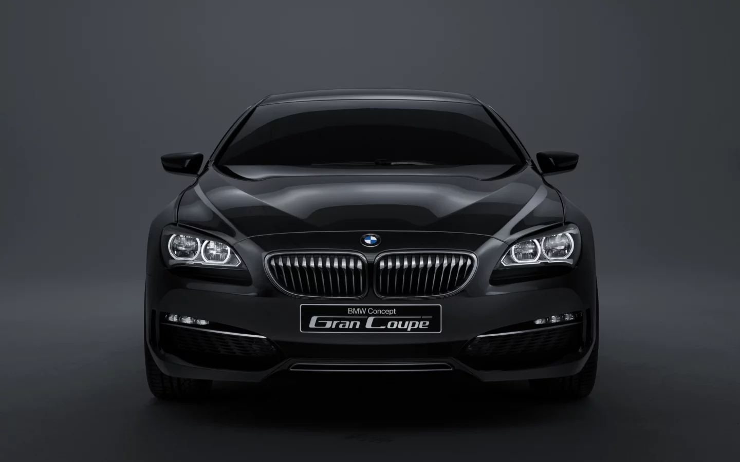 чёрная, coupe, concept, gran, бмв, обои, bmw, машина, перед