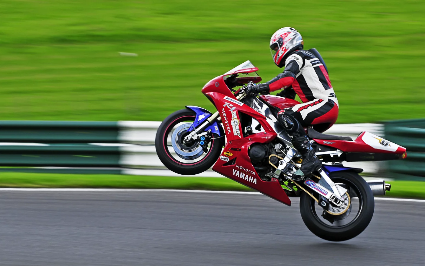 yamaha, гонки, скорость, дорога