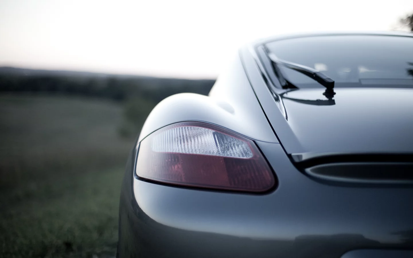 porsche, зад, cayman, фара