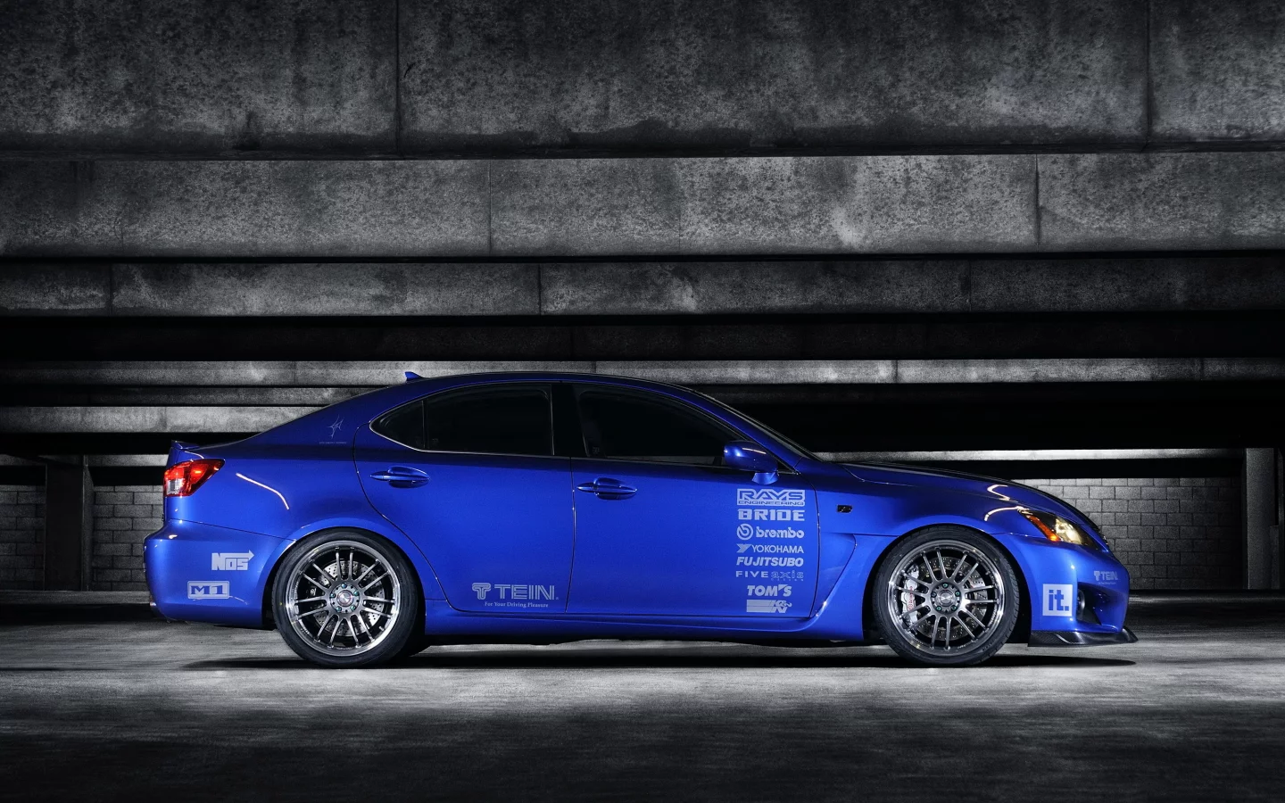 тюнинг, парковка, lexus, лексус, is-f, синий