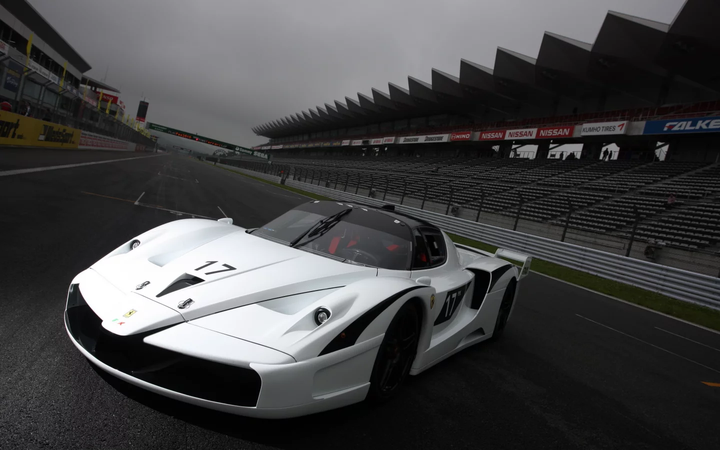 трибуны, дорога, спорткар, fxx, трек, ferrari