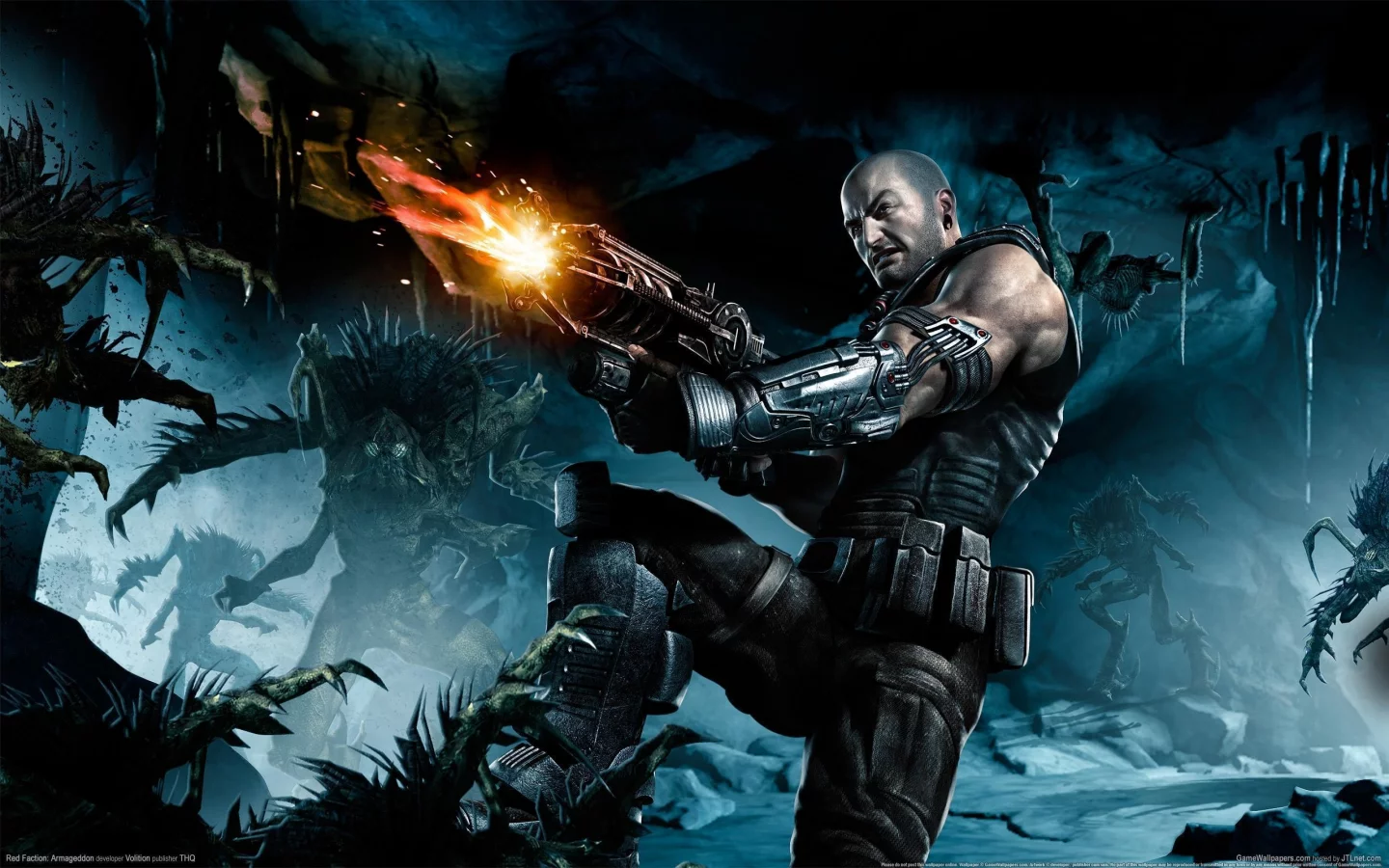 red faction, существа, вояка, armageddon, чудовища