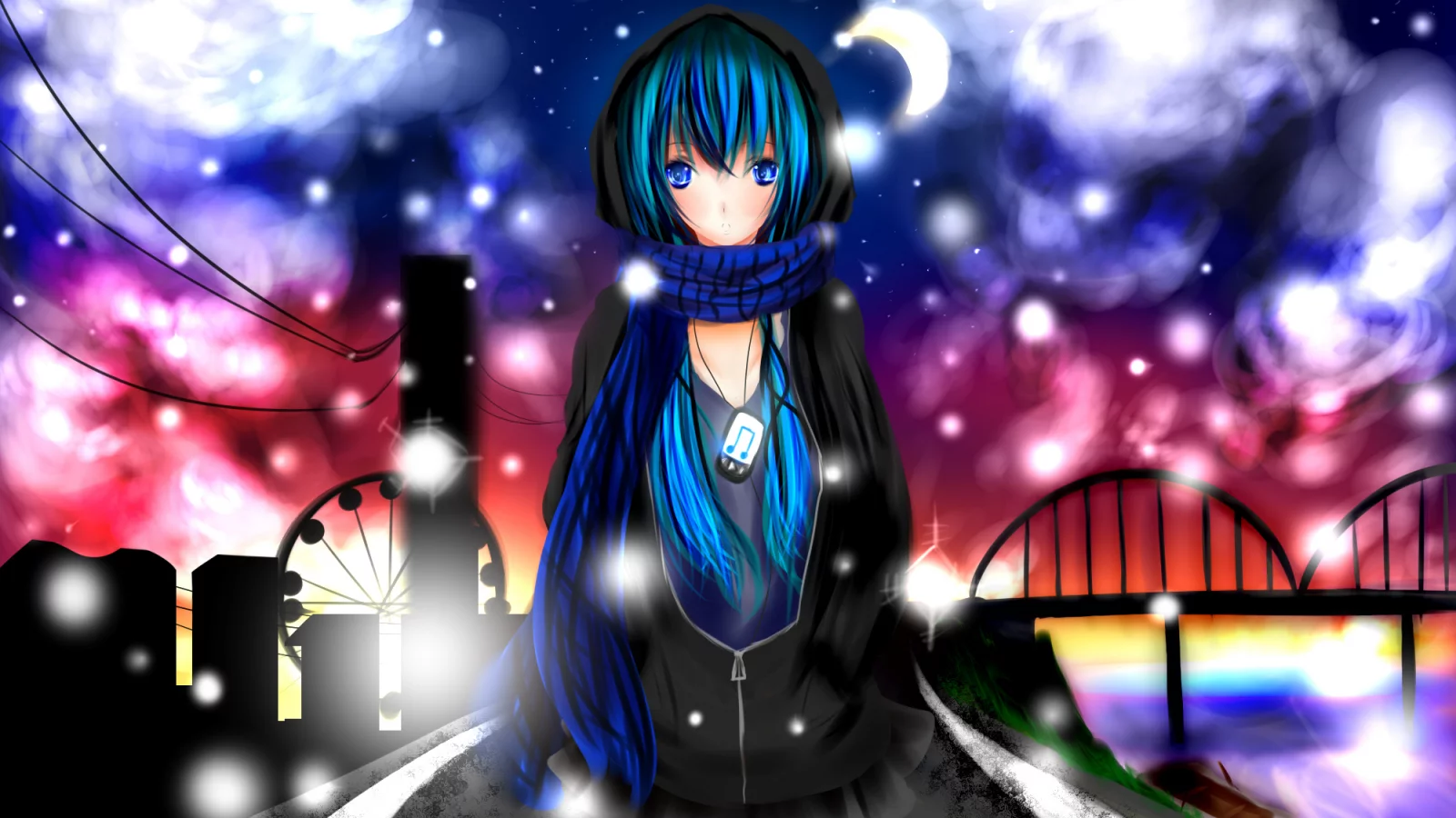 eyes, blue, mikuo, hatsune, vocaloid