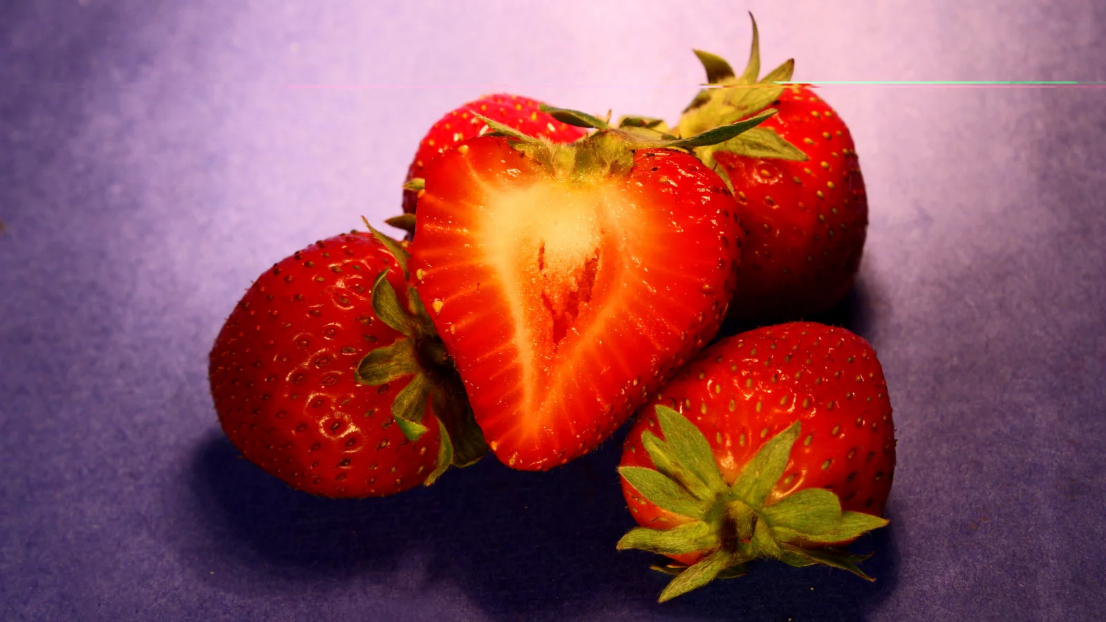 макро, ягоды, клубника, macro, фиолетовые, strawberry, ягода, еда