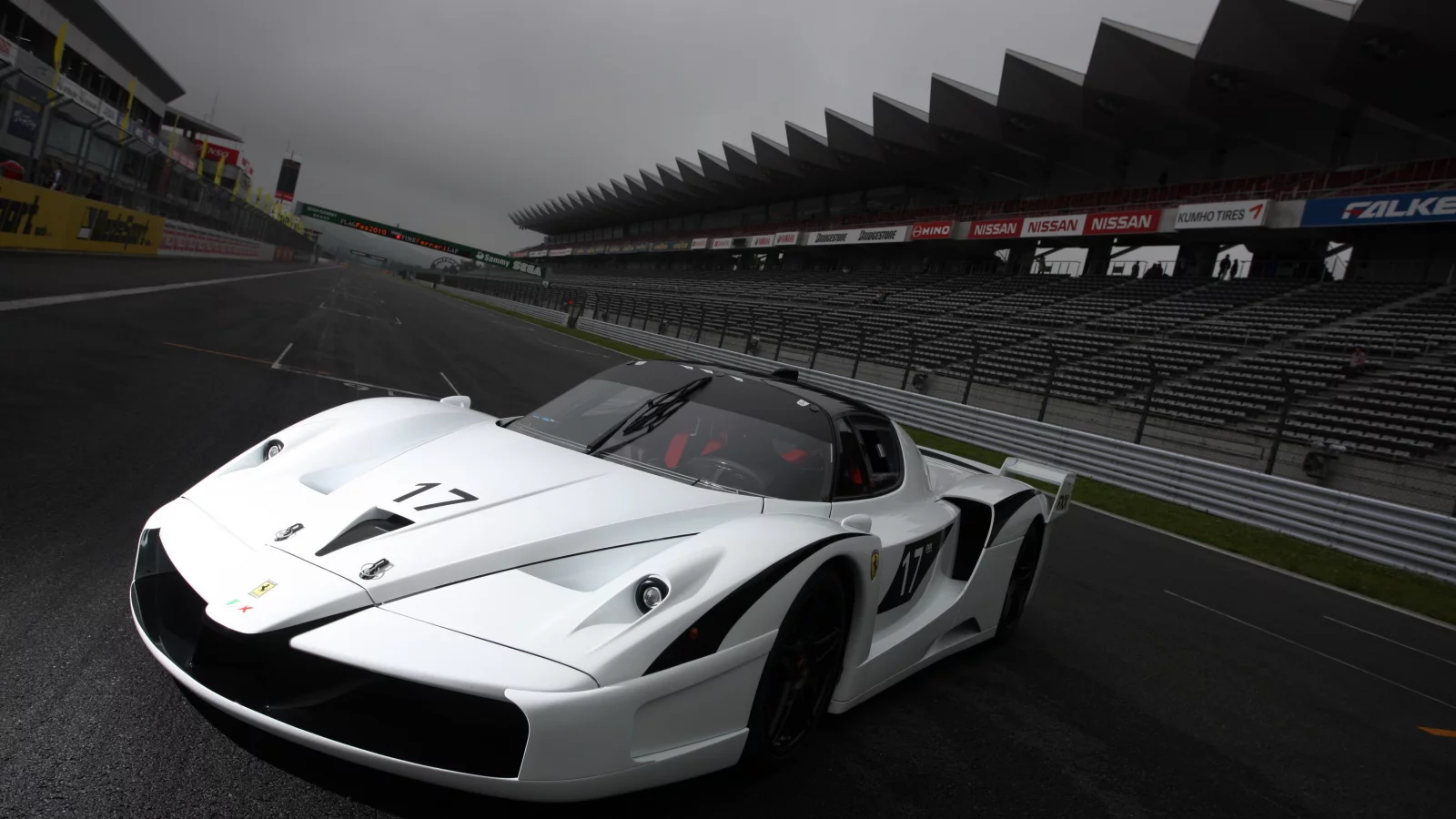 трибуны, дорога, спорткар, fxx, трек, ferrari