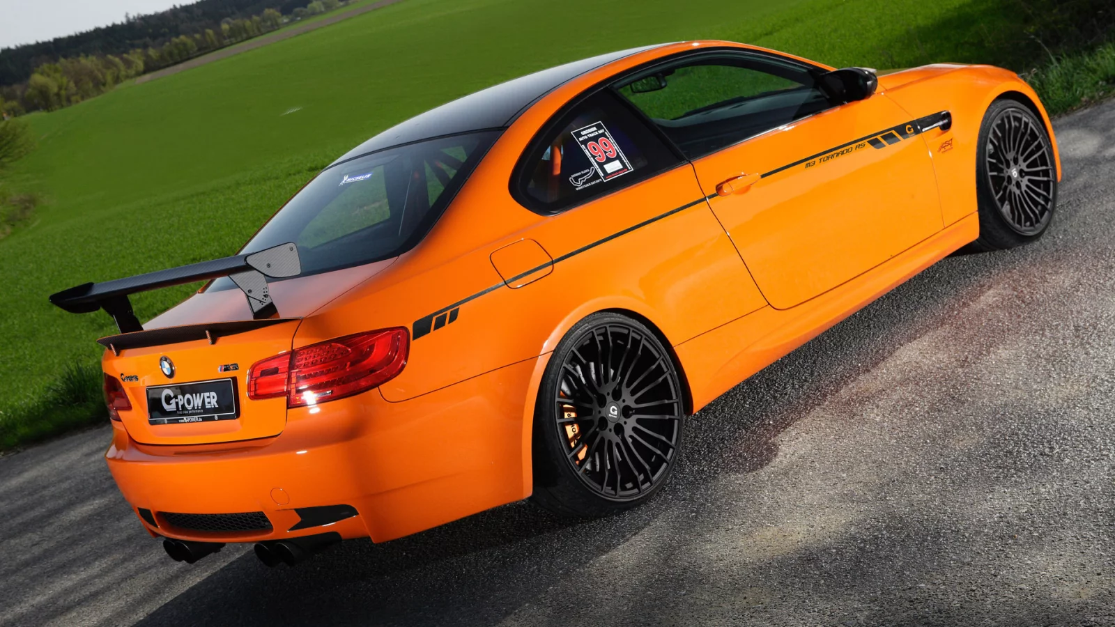 grass, car, g-power bmw m3 tornado rs, поле, 1920x1280, tuning, машина, трава, field