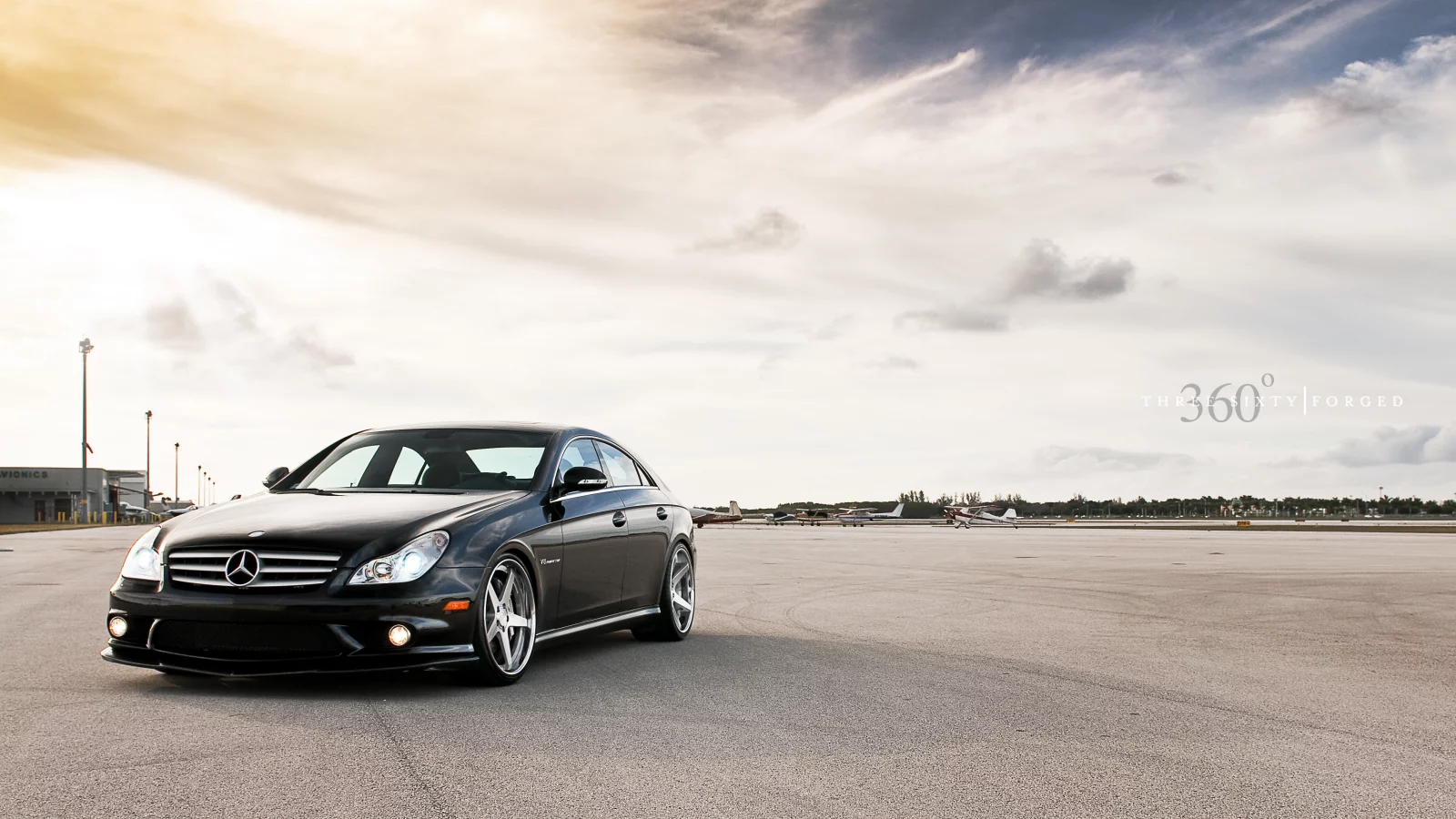 v8, передняя часть, mercedes-benz, 360 three sixty forged, мерседес, самолёты, black, c219, cls-klasse, чёрный, amg