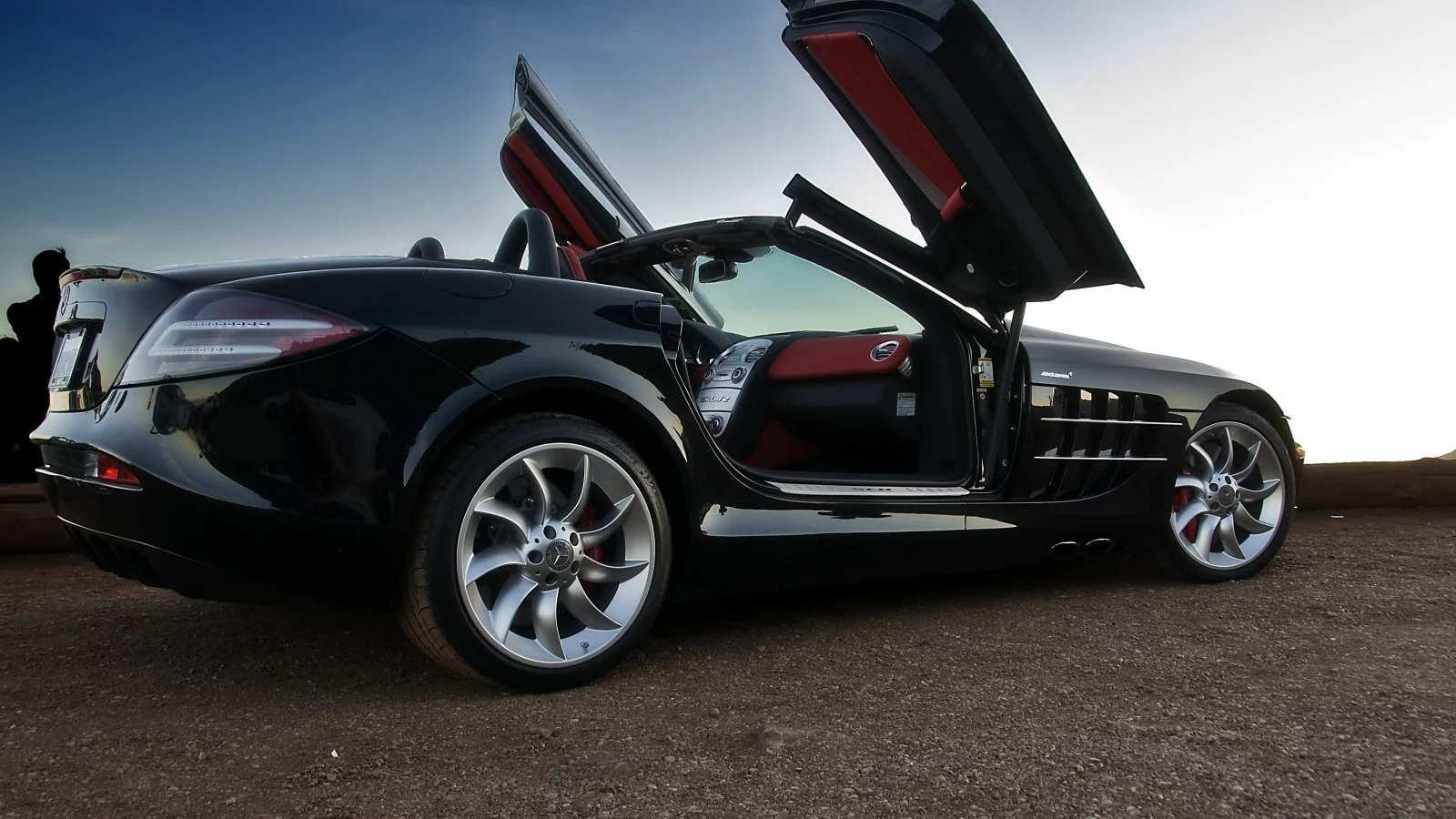 мерседес, mercedes, дорога, slr, maclaren, макларен