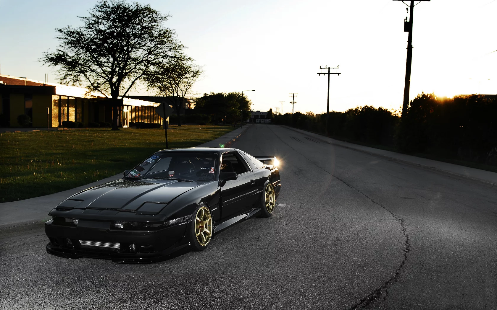 ma61, тюнинг, supra, тойота, toyota, black, супра, передняя часть