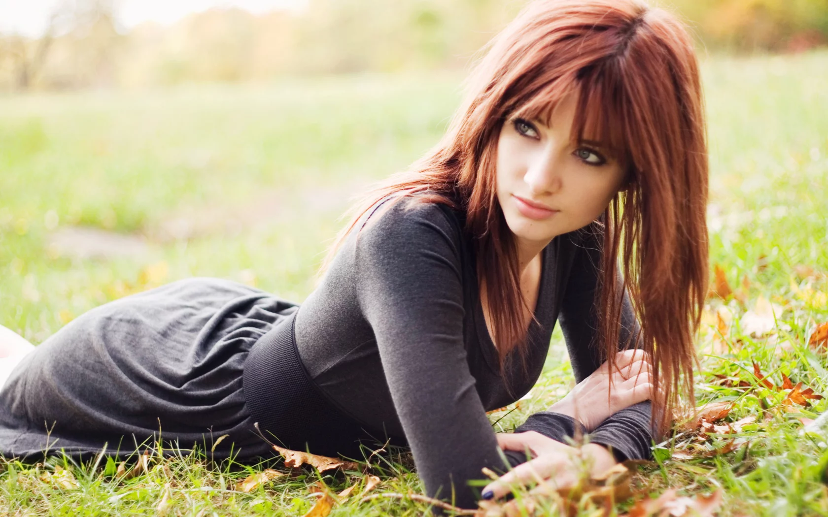 взгляд, рыжая, susan coffey, девушка, модель