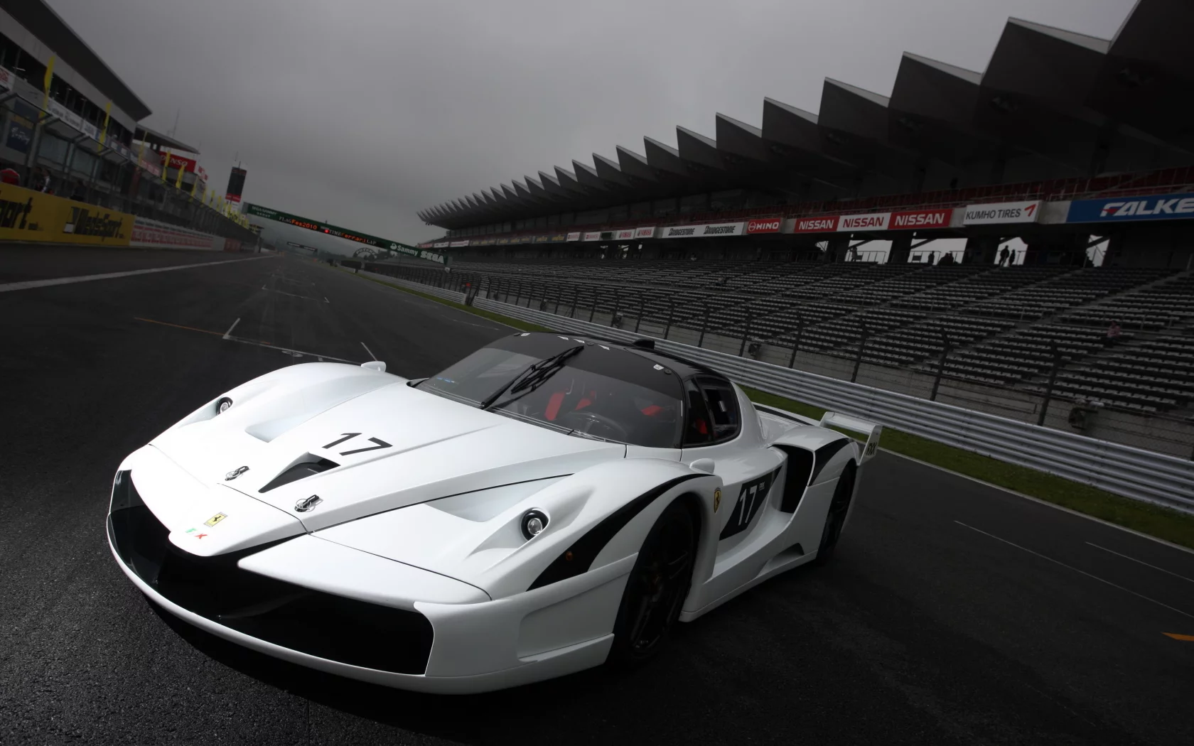 трибуны, дорога, спорткар, fxx, трек, ferrari