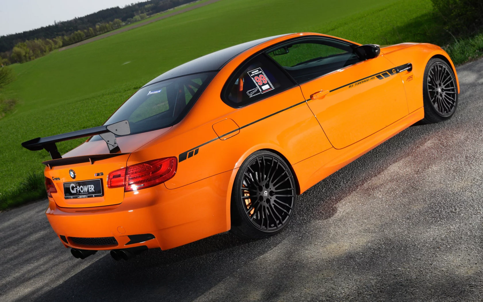 grass, car, g-power bmw m3 tornado rs, поле, 1920x1280, tuning, машина, трава, field