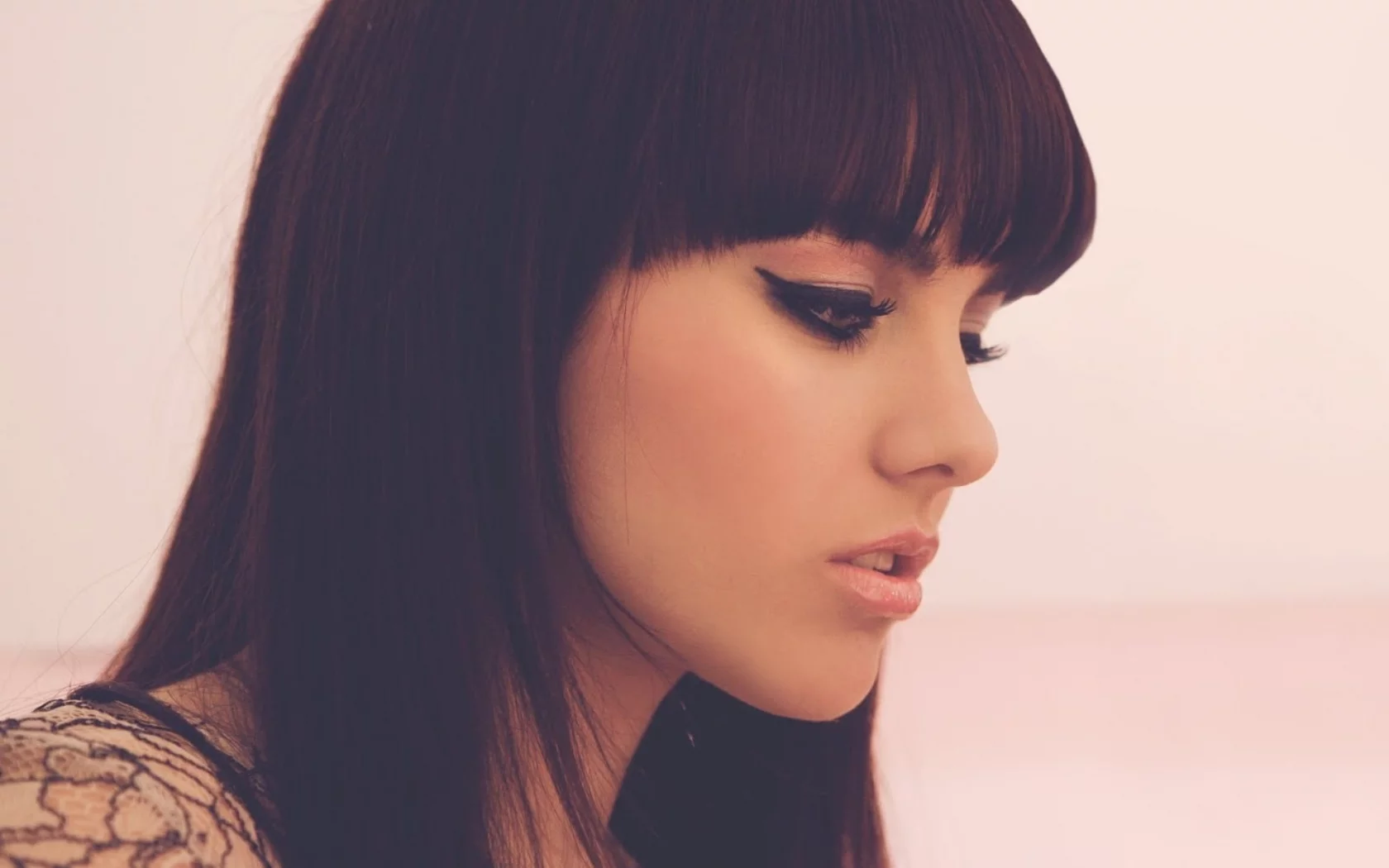 ewa farna, лицо, волосы, девушка, make up, брюнетка, beautiful girl, ресницы