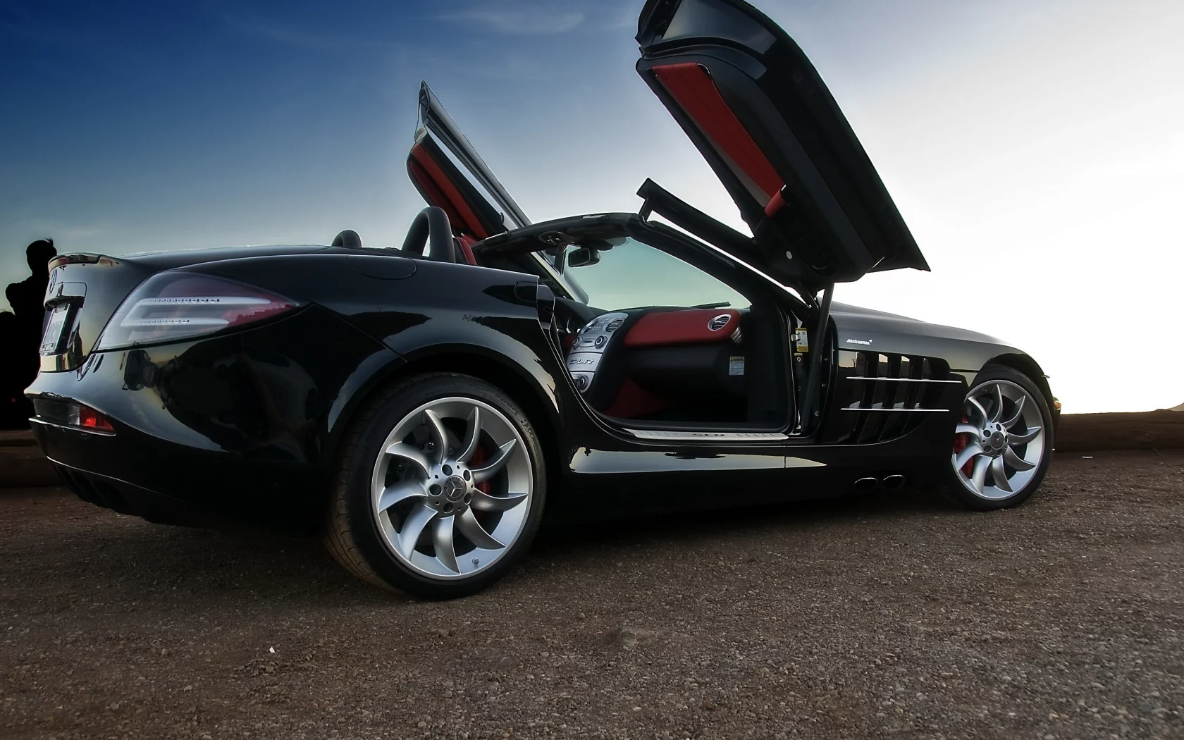 мерседес, mercedes, дорога, slr, maclaren, макларен