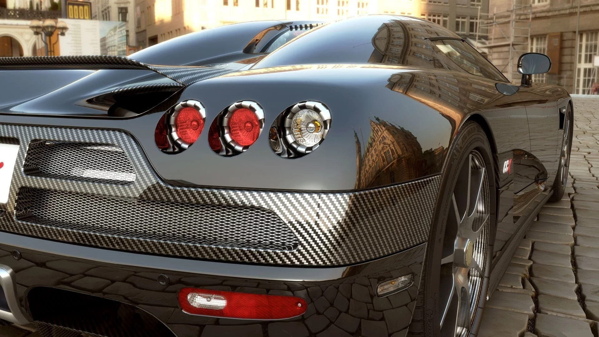 koenigsegg, black, ccx, карбон, фара, бампер