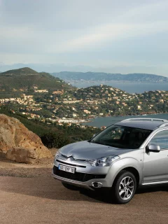 горы, фон, c crosser, citroen