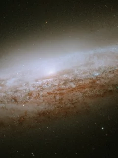 ngc 2683, галактика, видимая с ребра