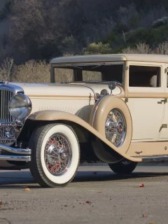 duesenberg j 232 arlington sedan lwb by derham, дорога, 1930