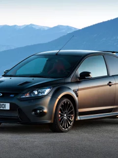 focus, ford, rs500, чёрный, горы, матовый