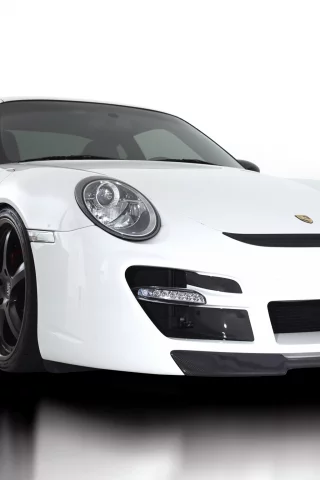 белый, vorsteiner, porsche, 911, порше, turbo, v-rt
