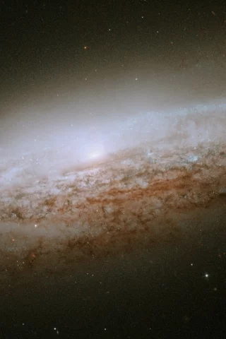 ngc 2683, галактика, видимая с ребра