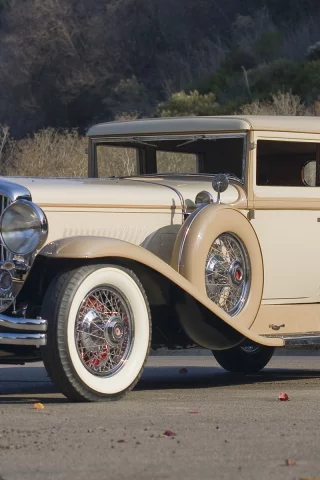 duesenberg j 232 arlington sedan lwb by derham, дорога, 1930