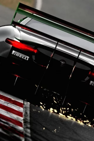 пламя, pirelli, bertone jaguar b99 gt, искры, concept, трасса