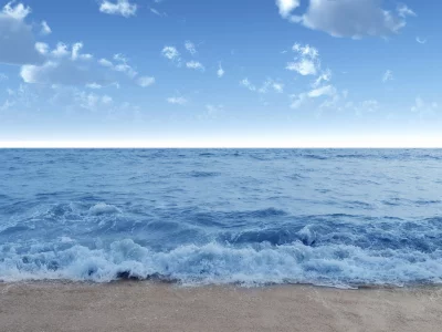 пейзаж, природа, море
