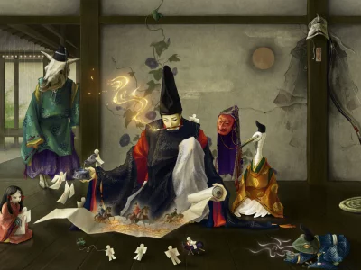создания, оригами, художник, сказочные, япония, origami