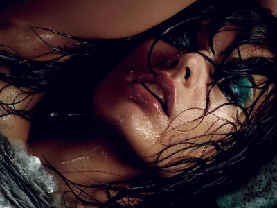 девушка, milla jovovich, мила евович, модель