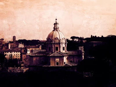 vintage, италия, здания, city, rome, город, italy, рим
