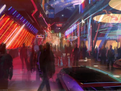 art, mass effect 2, неон, game