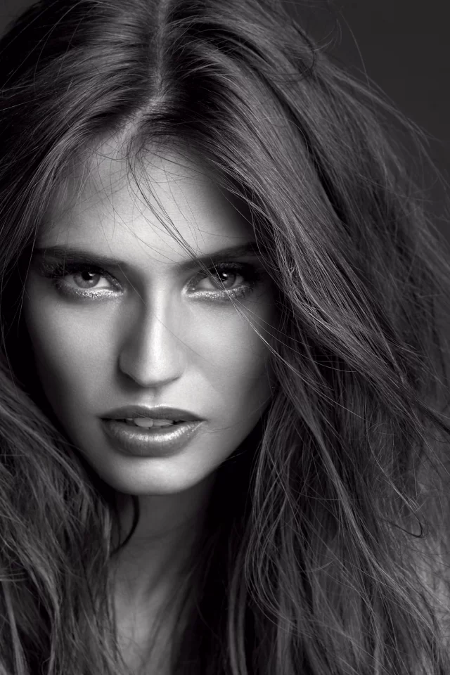 фотомодель, черно-белая, bianca balti, девушка