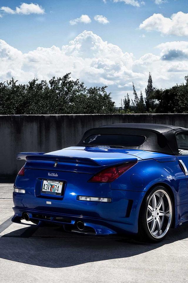 Nissan 350z синий