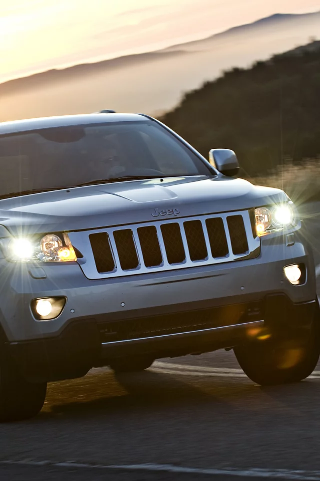 jeep, grand cherokee, silver