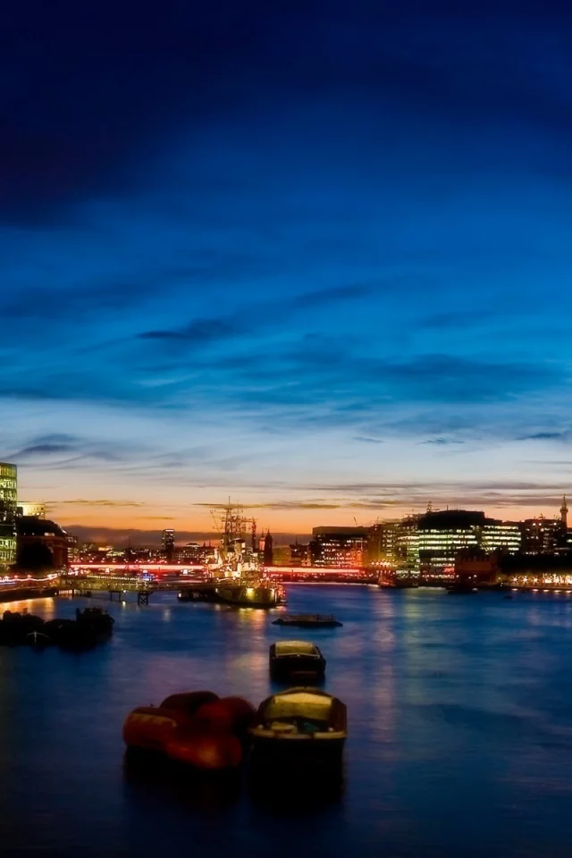 река, вечер, london, лондон