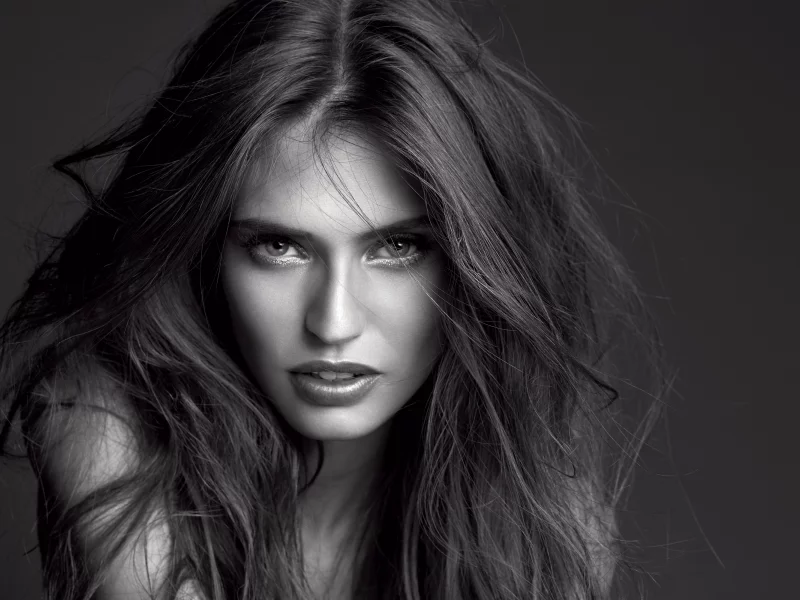 фотомодель, черно-белая, bianca balti, девушка