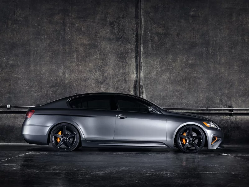 lexus, gs460, five, axis, боковая часть